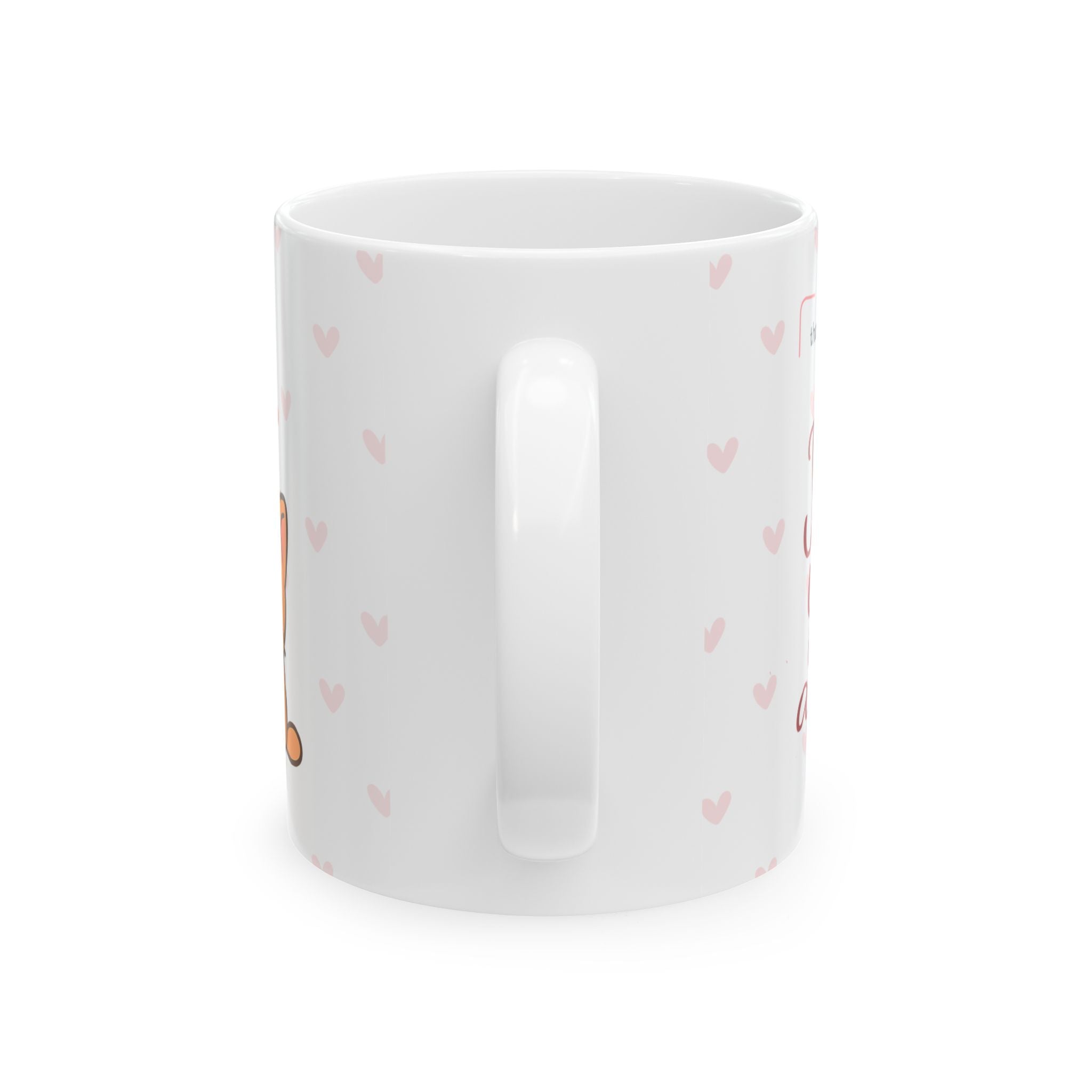 Cute Cat “Love You Always” Mug — Minimalist Gift for Mom or Loved One