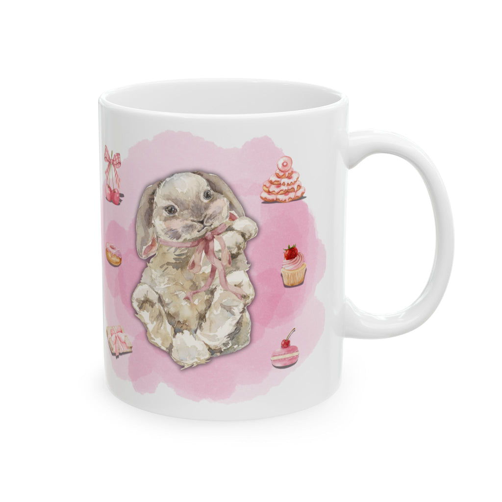Vintage Ceramic Mug — Retro-Style Coffee Tea Cup (11oz & 15oz)