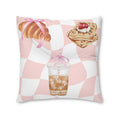 Breakfast Pastries Tufted Floor Pillow